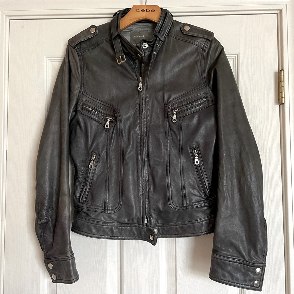 Cool, Feminine Biker Leather Jacket